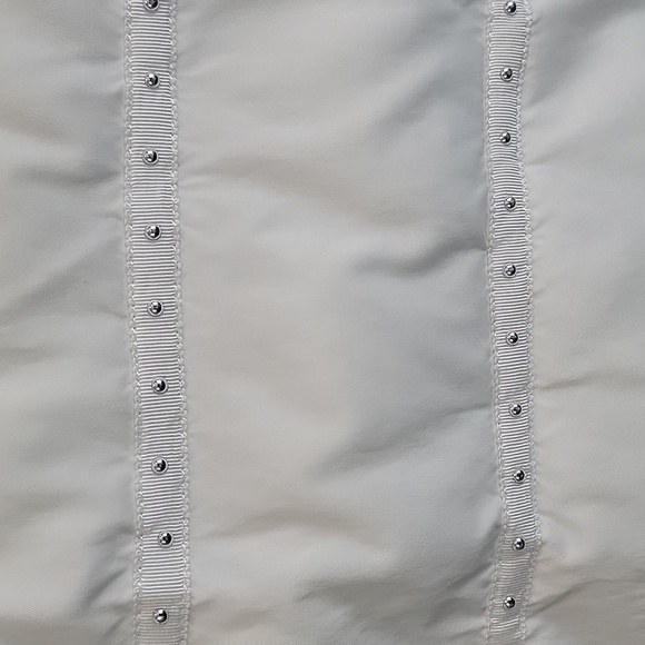 WHBM puffer vest - ivory Women's Size M - Picture 7 of 11